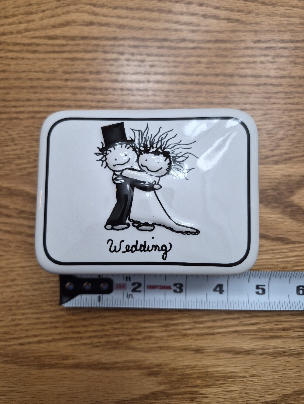 Vintage Papel Wedding Ceramic Trinket Box Children Of The Inner Light NIB - Picture 8 of 10